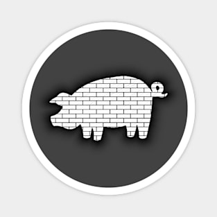 Brick Pig- Regular Magnet